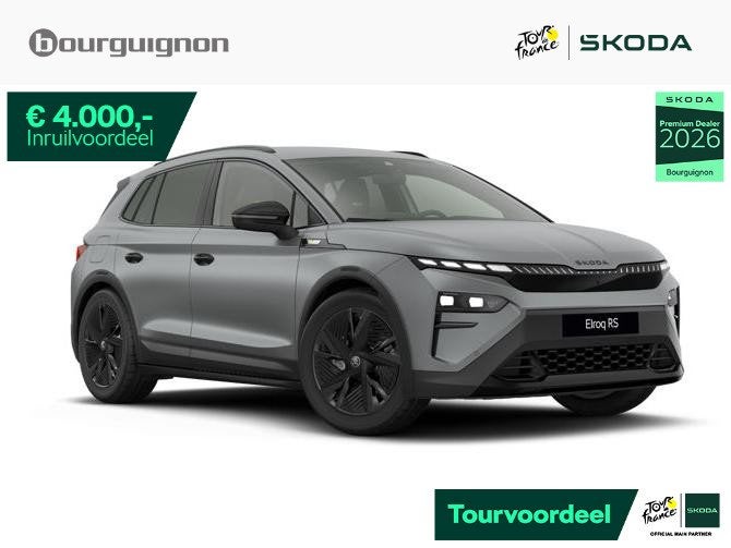 Skoda Elroq RS 85 | 340 PK | Trekhaak | Head-up Display | 36, Auto's, Skoda, Bedrijf, Te koop, Elroq, 360° camera, 4x4, ABS, Achteruitrijcamera