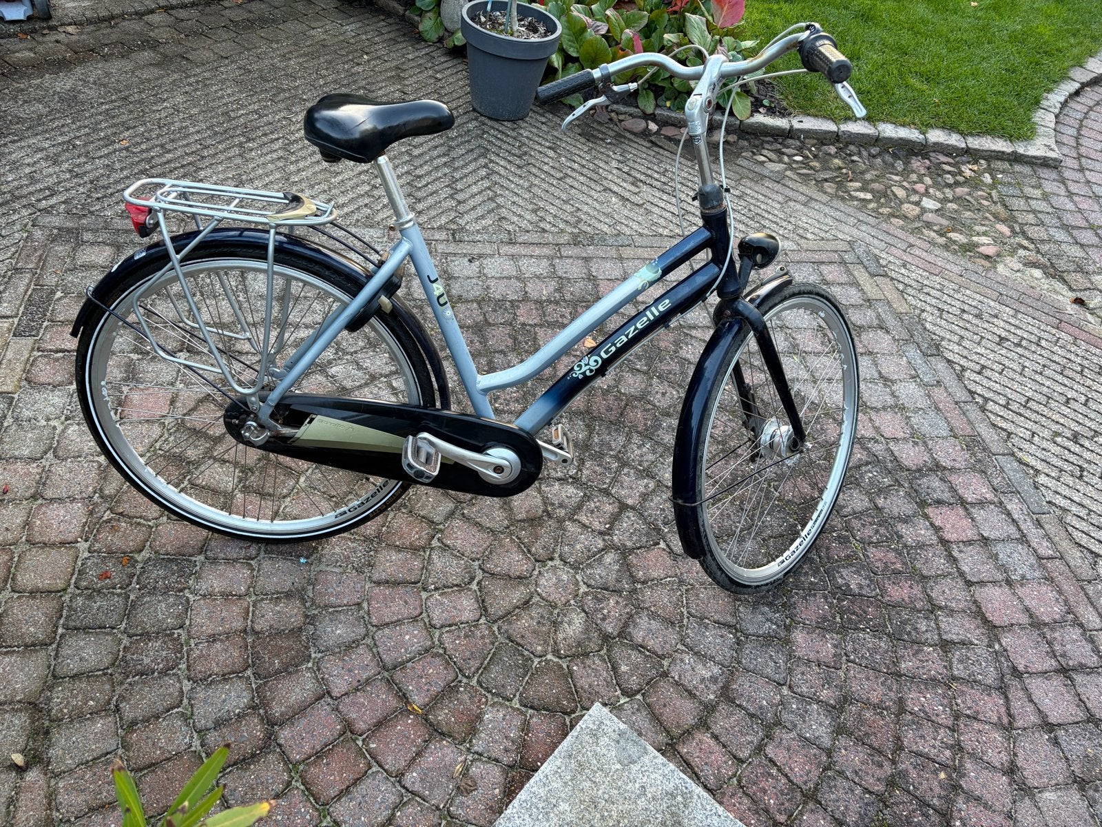 Gazelle damesfiets met lage instap, Velgrem, Ophalen of Verzenden, 50 tot 53 cm, Gazelle