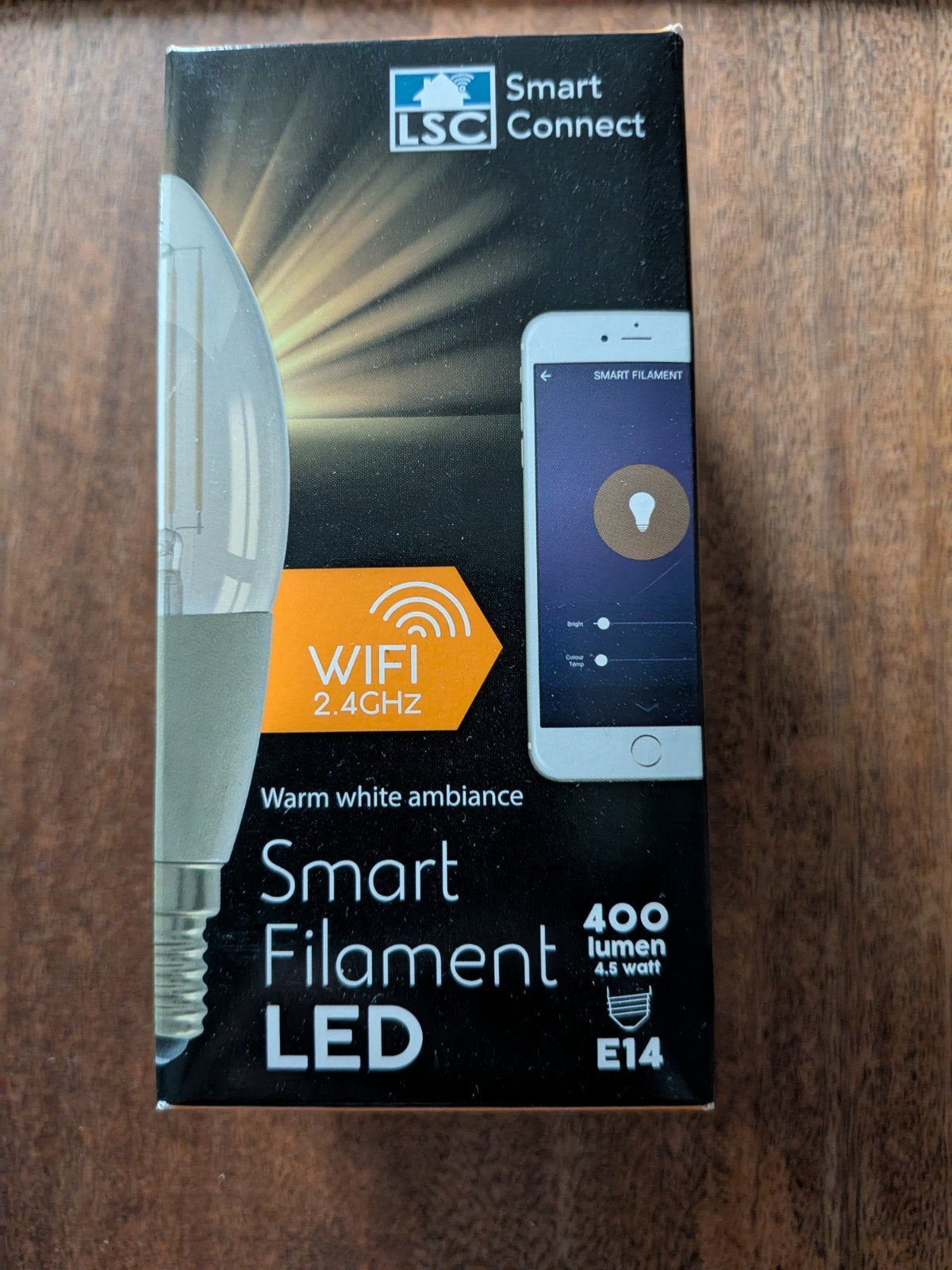LSC Smart Connect E14 Smart Filament LED Lamp, Ophalen, Overige merken, Smart home compatibel, E14 (klein)