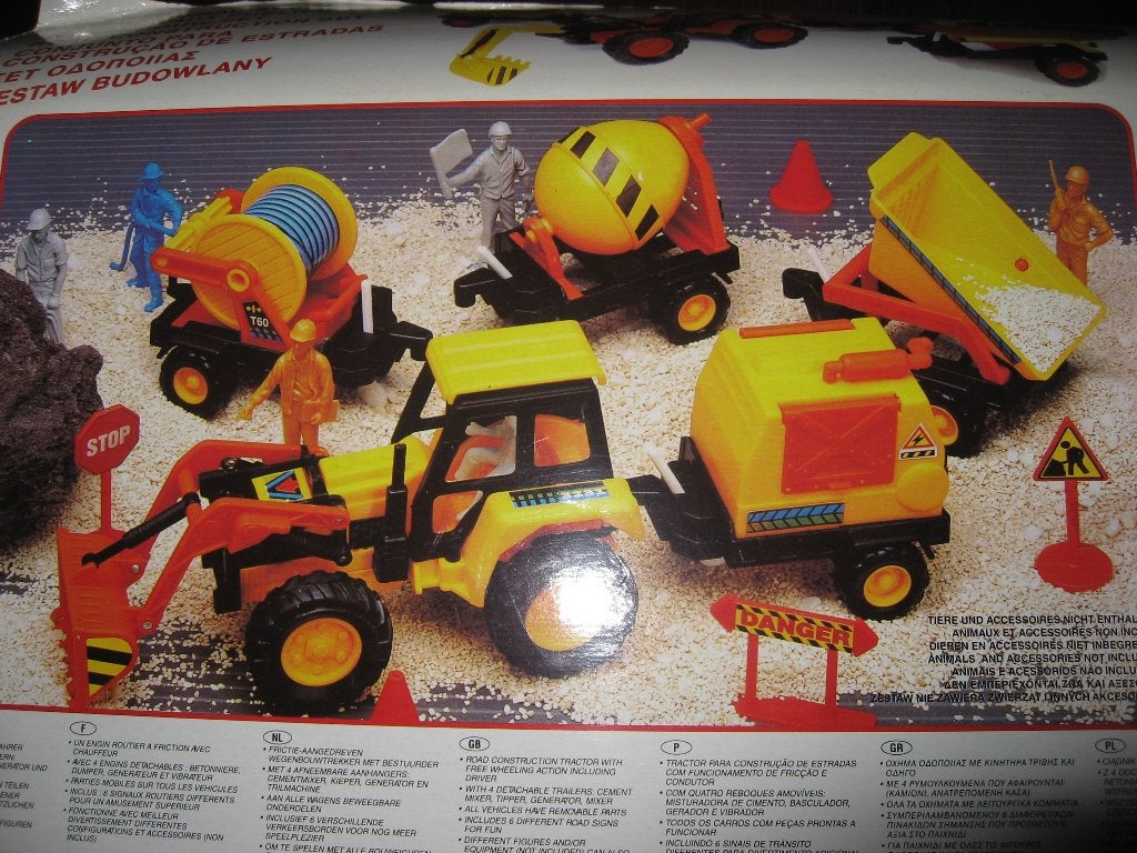 nieuwe wegenbouw set, nieuw in grote doos, Verzenden, Nieuw