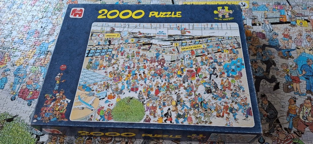 Puzzel Jan van Haasteren (2000 stukjes), Ophalen of Verzenden, Meer dan 1500 stukjes, Gebruikt, Legpuzzel