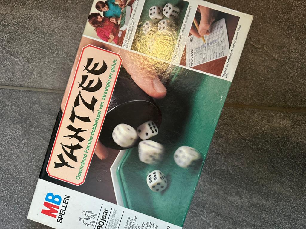 yatzee spel, Hobby en Vrije tijd, Gezelschapsspellen | Bordspellen, Ophalen of Verzenden, Gebruikt
