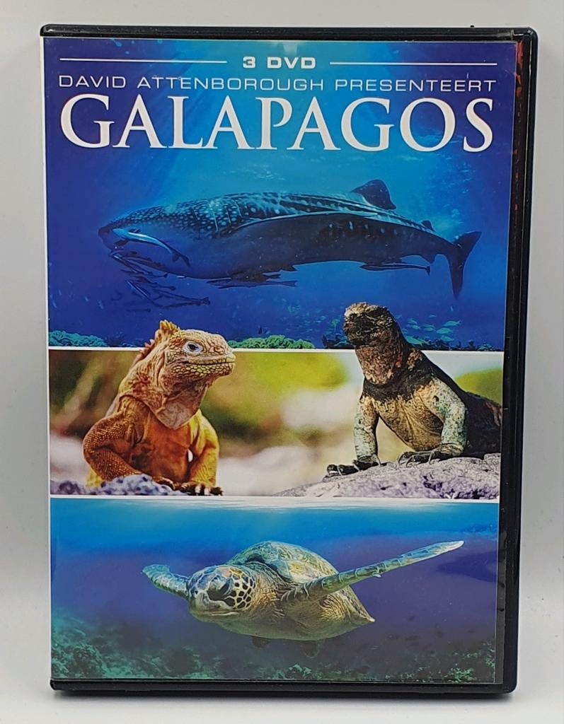 David Attenborough Presenteert: Galapagos (3 DVD Boxset), Alle leeftijden, Boxset, Natuur, Ophalen of Verzenden