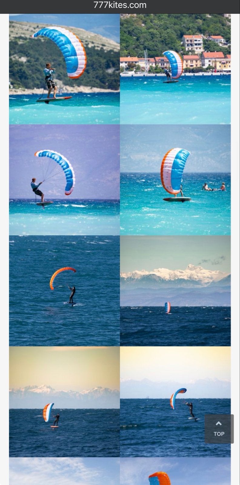 777 PT. HYBRID Parawing 5.7m², Ophalen of Verzenden, Zo goed als nieuw, Wingsurf-wing