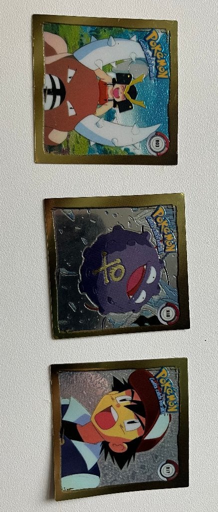 pokemon - verzamel kaartjes - stickers - artbox, Ophalen of Verzenden, Zo goed als nieuw, Overige typen