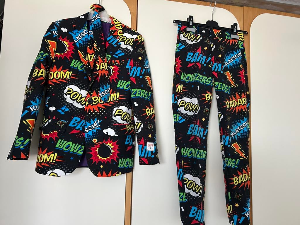 Badaboom jongenspak van Opposuits, Ophalen of Verzenden, Zo goed als nieuw, 134 t/m 140, Jongen