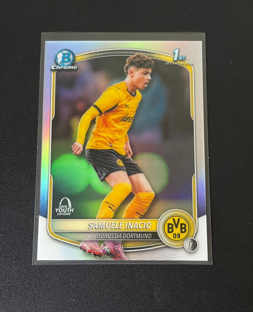 Topps - Borussia Dortmund - Samuele Inácio, Verzamelen, Ophalen of Verzenden, Zo goed als nieuw, Buitenlandse clubs, Spelerskaart