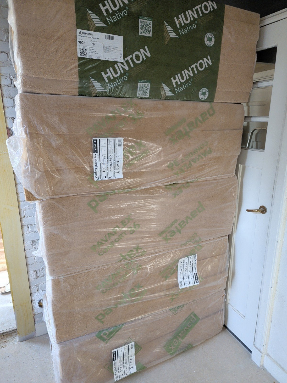 Premium houtvezel isolatie (genoeg voor je hele verbouwing!), Ophalen, Nieuw, 12 cm of meer, 15 m² of meer