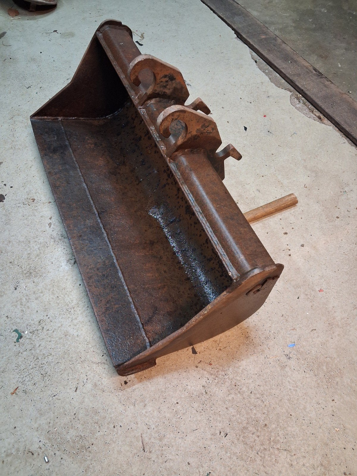 Bak minigraver CW00 graafmachine  grondbak minikraan 80cm, Tuin en Terras, Ophalen, Gebruikt