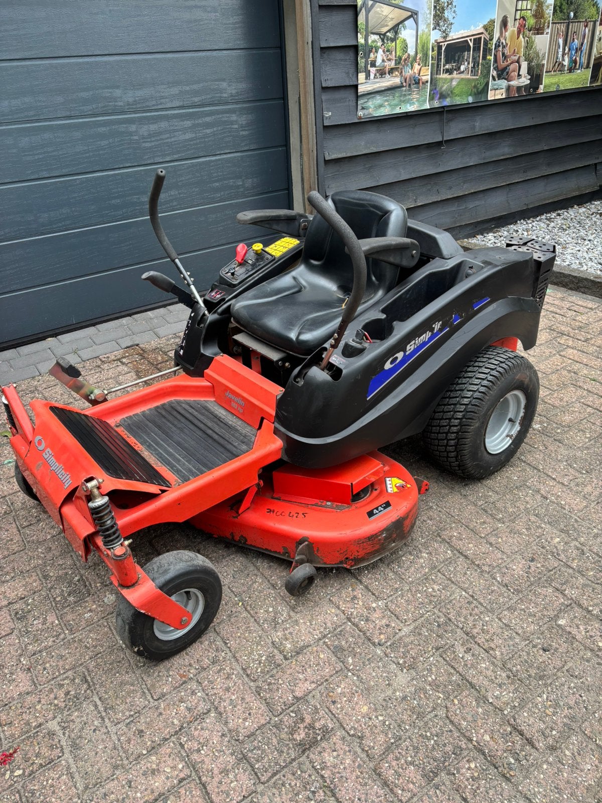 Simplicity javelin zitmaaier, Ophalen, Gebruikt, Mulchfunctie, 120 cm of meer