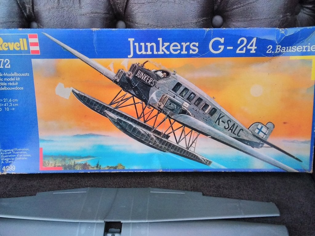 Revell Junkers G-24 Modelbouw Vliegtuig 1:72, 1:72 tot 1:144, Gebruikt, Revell, Ophalen of Verzenden