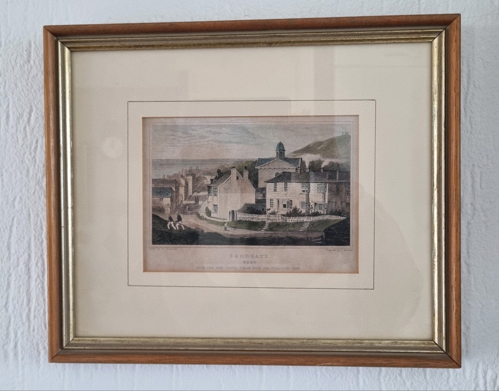 Antieke prent uit 1829 van George Shepherd, Antiek en Kunst, Kunst | Etsen en Gravures, Ophalen of Verzenden