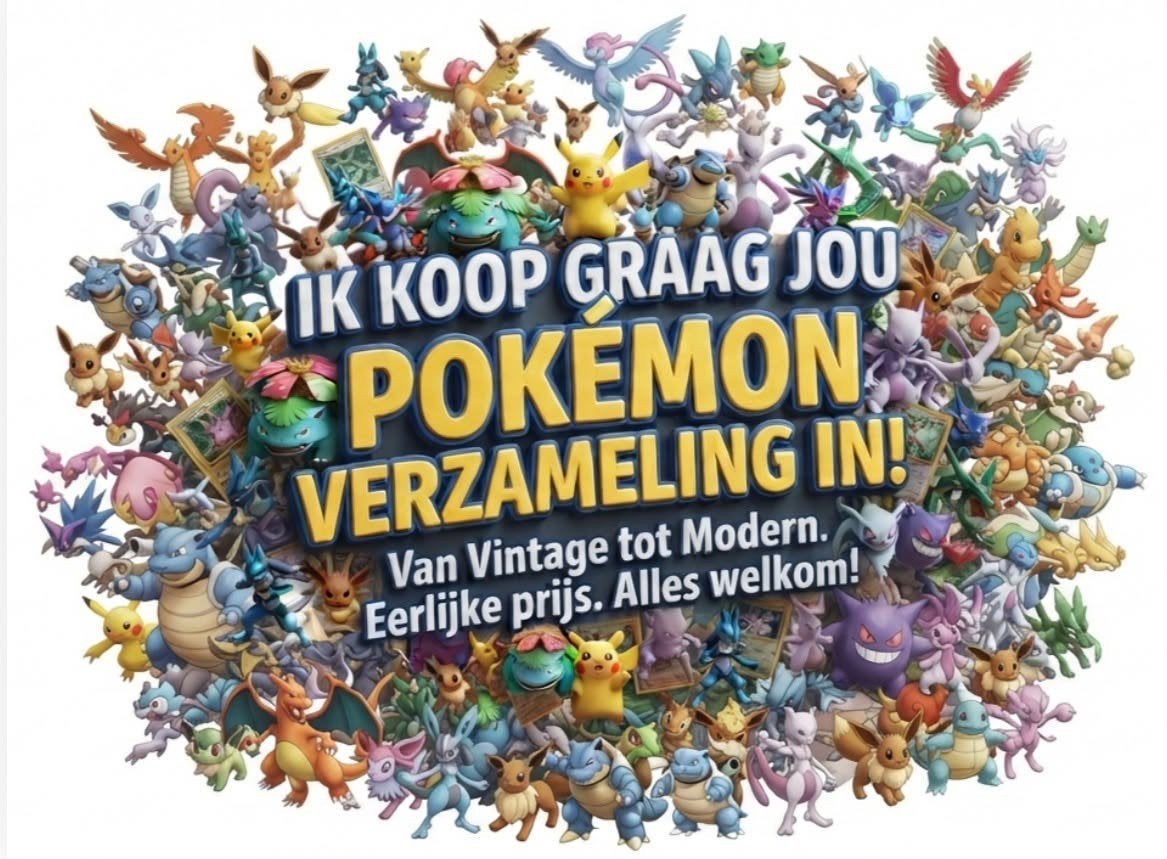 Ik koop graag jouw Pokémon verzameling in!, Ophalen of Verzenden, Zo goed als nieuw