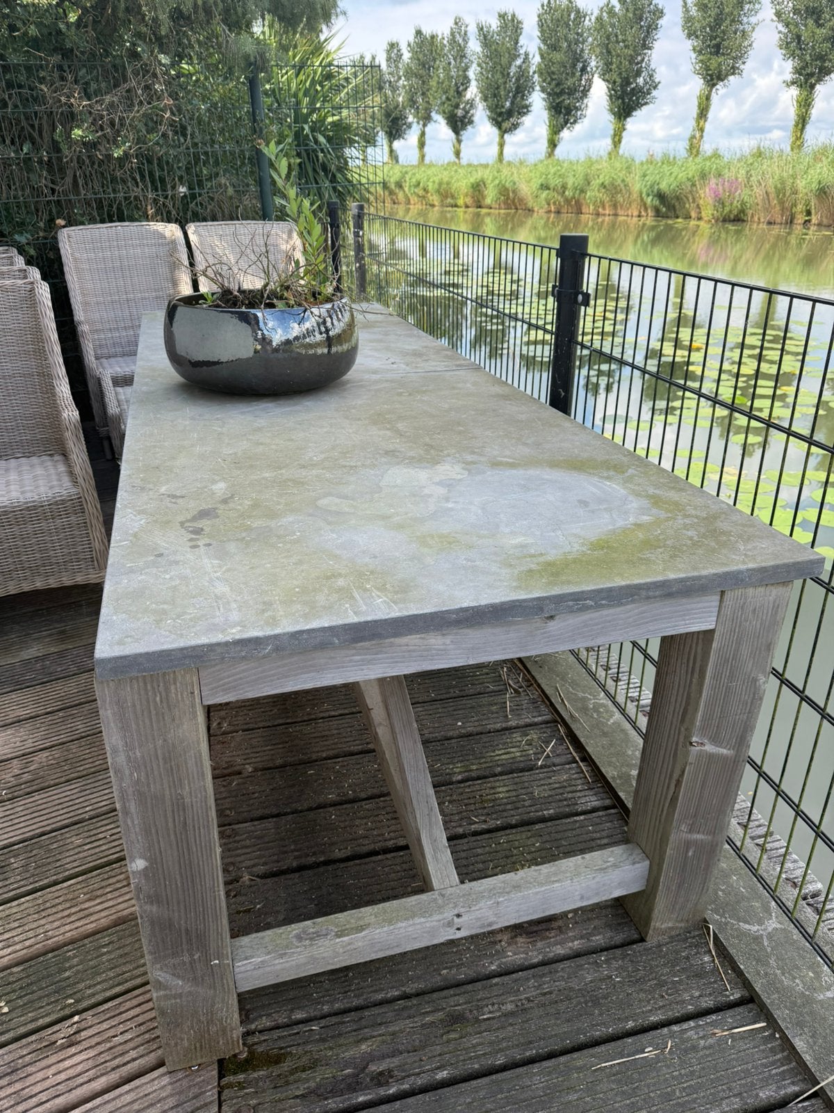 Tuintafel 280x100 cm, Ophalen, Gebruikt