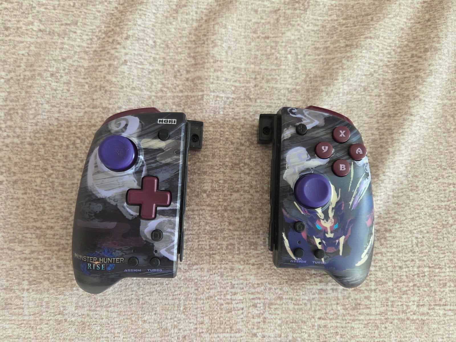 Hori Split Pad Pro Monster Hunter Rise Edition, Ophalen of Verzenden, Zo goed als nieuw, Met 2 controllers, Switch Original
