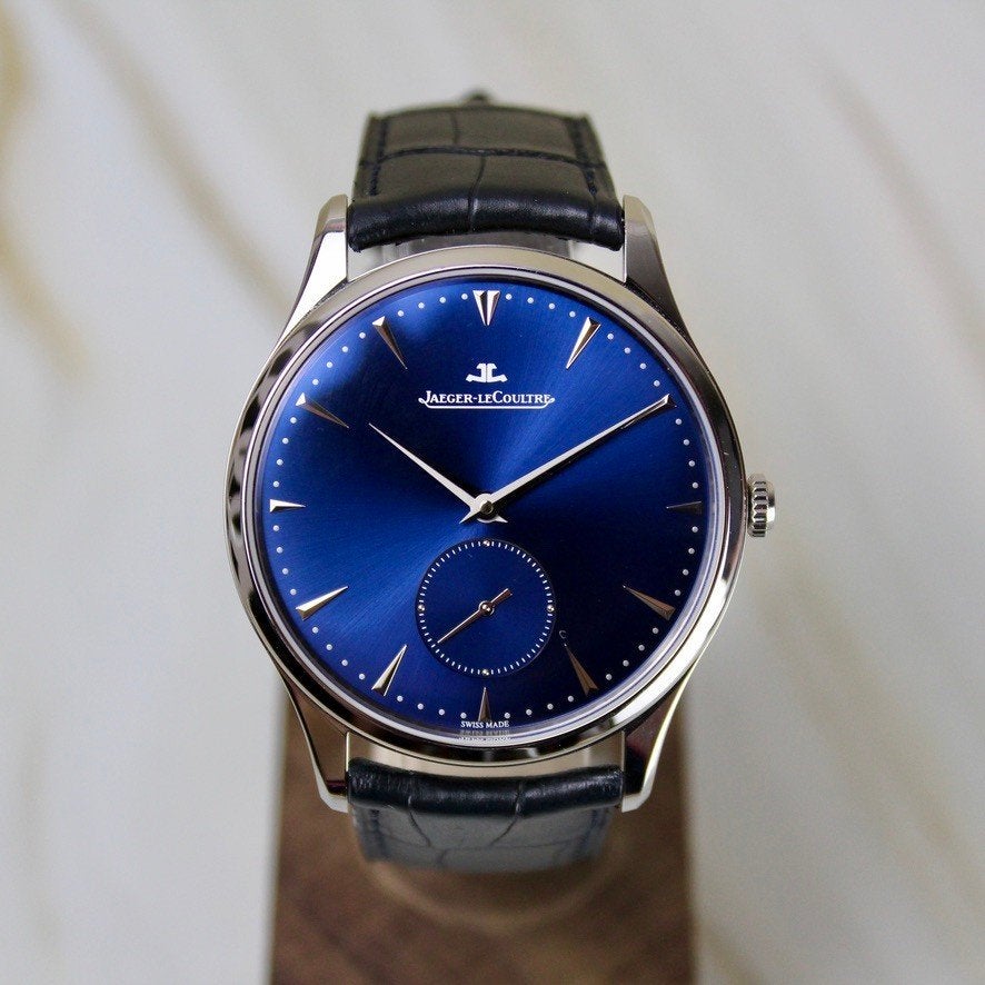 Jaeger LeCoultre Master Ultra Thin - 174.8.90.S, Overige merken, Leer, Staal, JLC