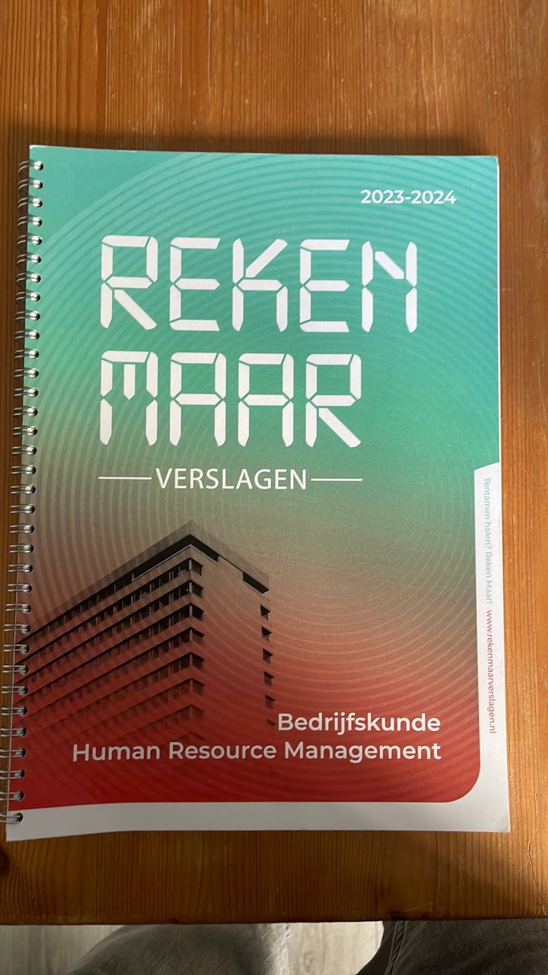 Rekenmaar: Bedrijfskunde - Human Resource Management, Ophalen of Verzenden, Beta, Zo goed als nieuw, WO