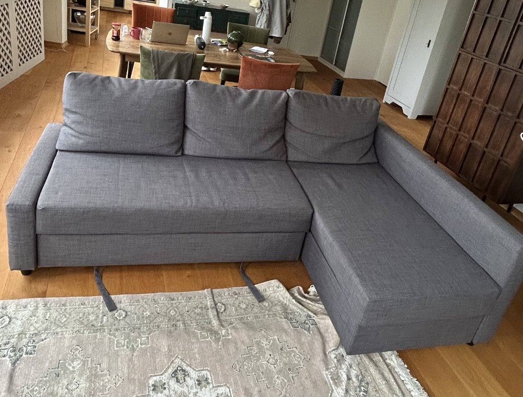 IKEA Friheten slaapbank, Ophalen, Gebruikt, Tweepersoons, 190 cm of minder