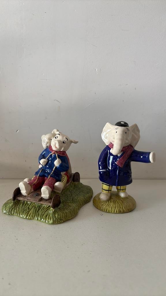 Rupert bear beelden - Beswick Ware, Ophalen of Verzenden, Zo goed als nieuw, Dier