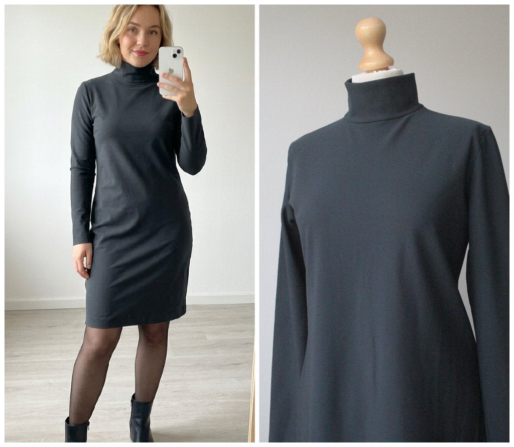 Woman by Earn - prachtige travel jurk - grijs - maat 38, Maat 38/40 (M), Verzenden, Woman by Earn, Zo goed als nieuw