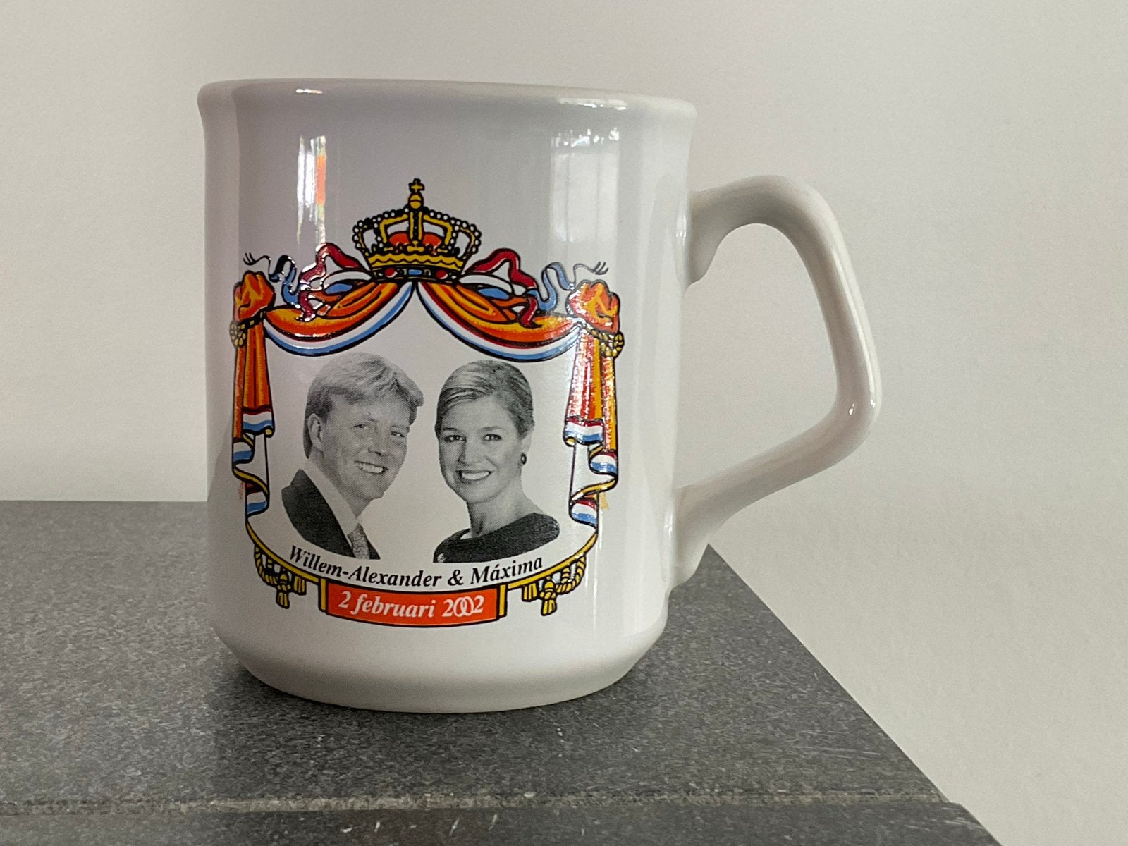 Willem-Alexander & Máxima Herdenkingsmok 2002, Verzamelen, Ophalen of Verzenden, Gebruikt, Nederland, Overige typen
