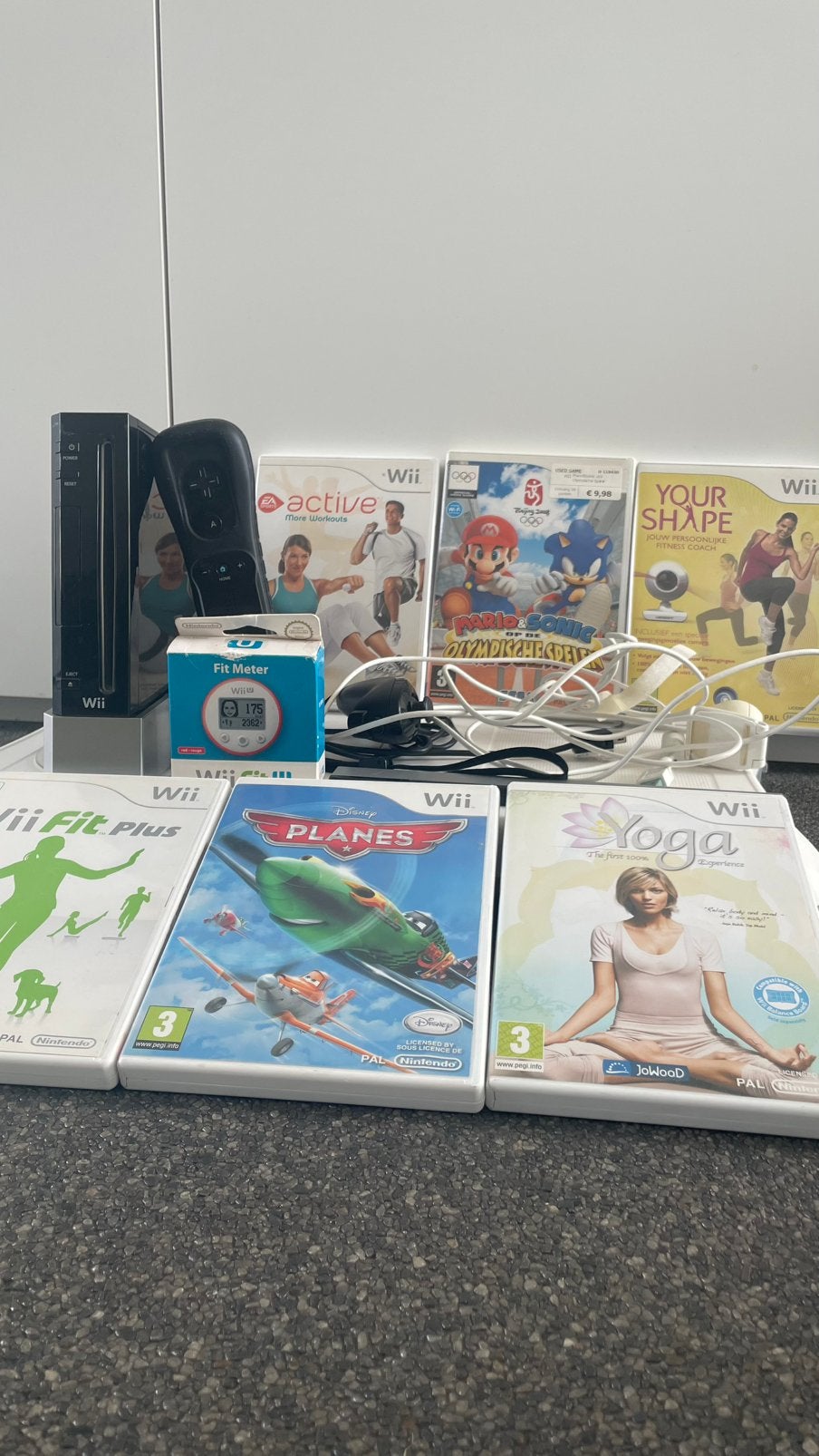 Nintendo wii, Spelcomputers en Games, Ophalen of Verzenden, Gebruikt, Met 1 controller, Met games