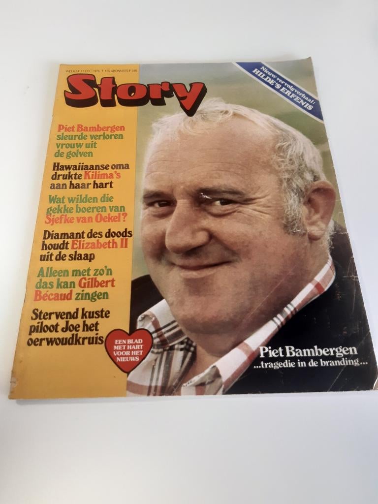 Story 1976. Nr. 51 - Piet Bambergen. Zangeres zonder naam. K, Verzamelen, Ophalen of Verzenden, 1980 tot heden, Tijdschrift
