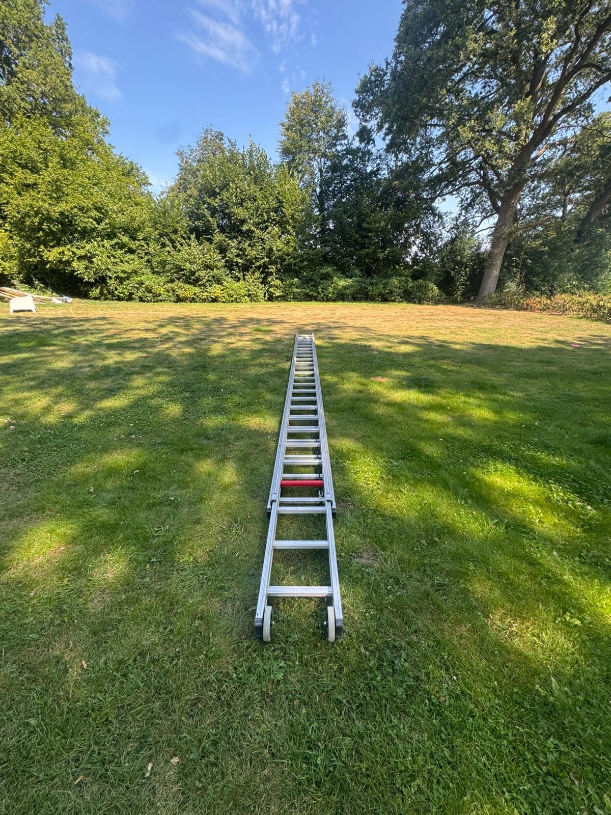 Altrex trek ladder professioneel nieuw staat, Ophalen, Zo goed als nieuw, 4 meter of meer