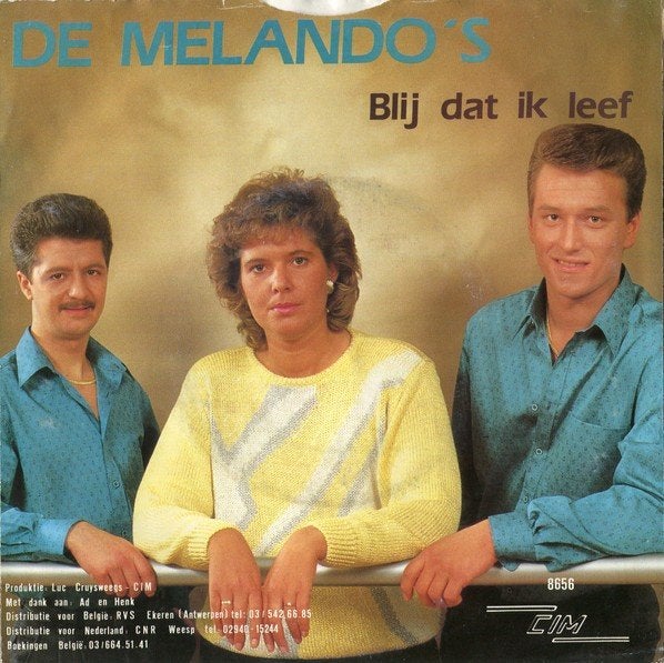 Vinylsingles de melando's gezocht, Cd's en Dvd's, Ophalen of Verzenden, Zo goed als nieuw, Overige formaten, Levenslied of Smartlap