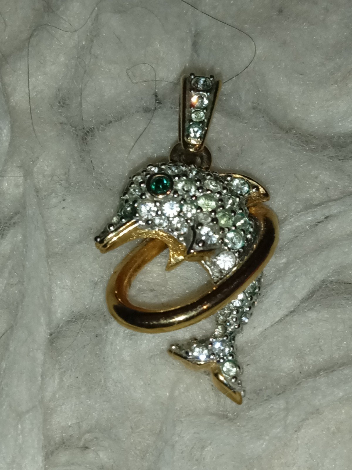 Swarovski hanger dolfijn met diamantjes, Verzenden