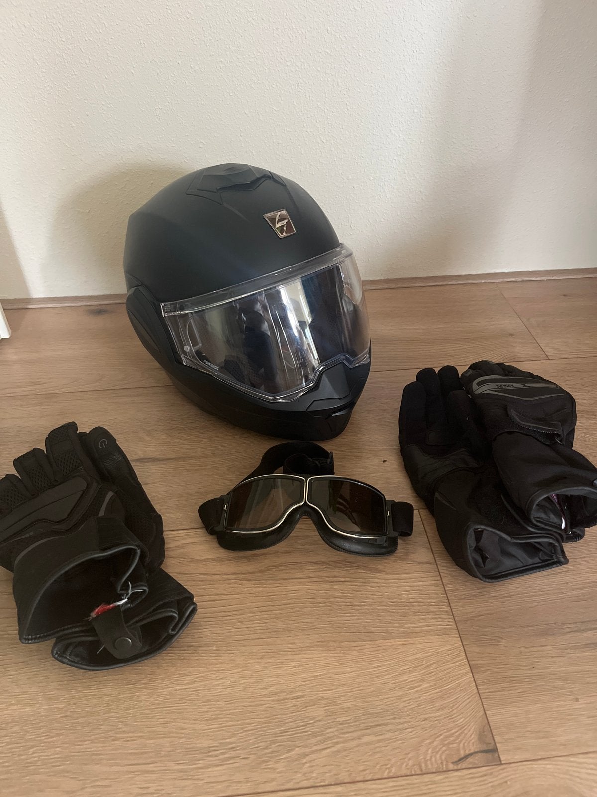 Tech Systeemhelm - Zwart, Maat L, Motoren, Overige merken, M, Systeemhelm, Heren