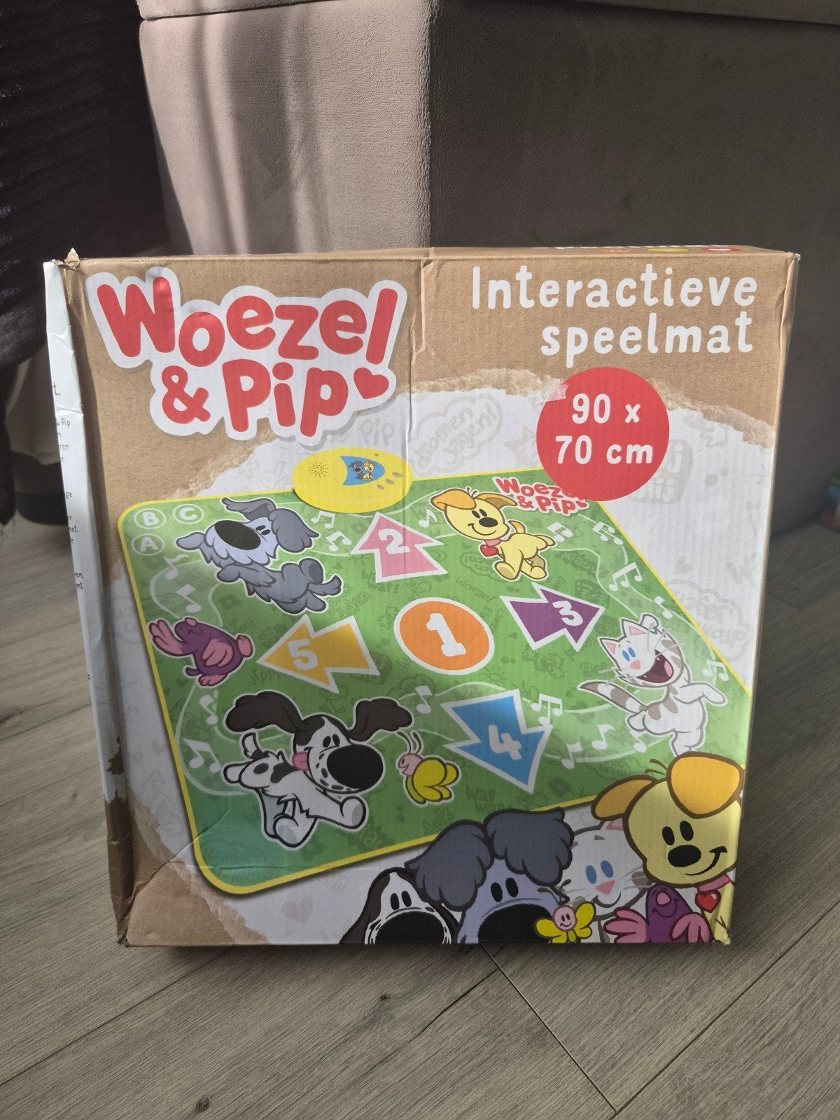 Woezel & Pip Interactieve Speelmat - 90x70 cm, Ophalen, Nieuw, Speelkleed, Met geluid