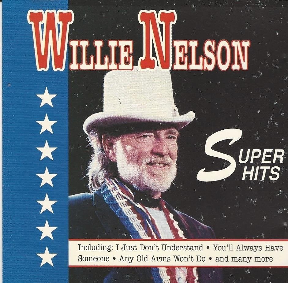 Willie Nelson - Super hits = 3,99, Cd's en Dvd's, Cd's | Country en Western, Ophalen of Verzenden, Zo goed als nieuw