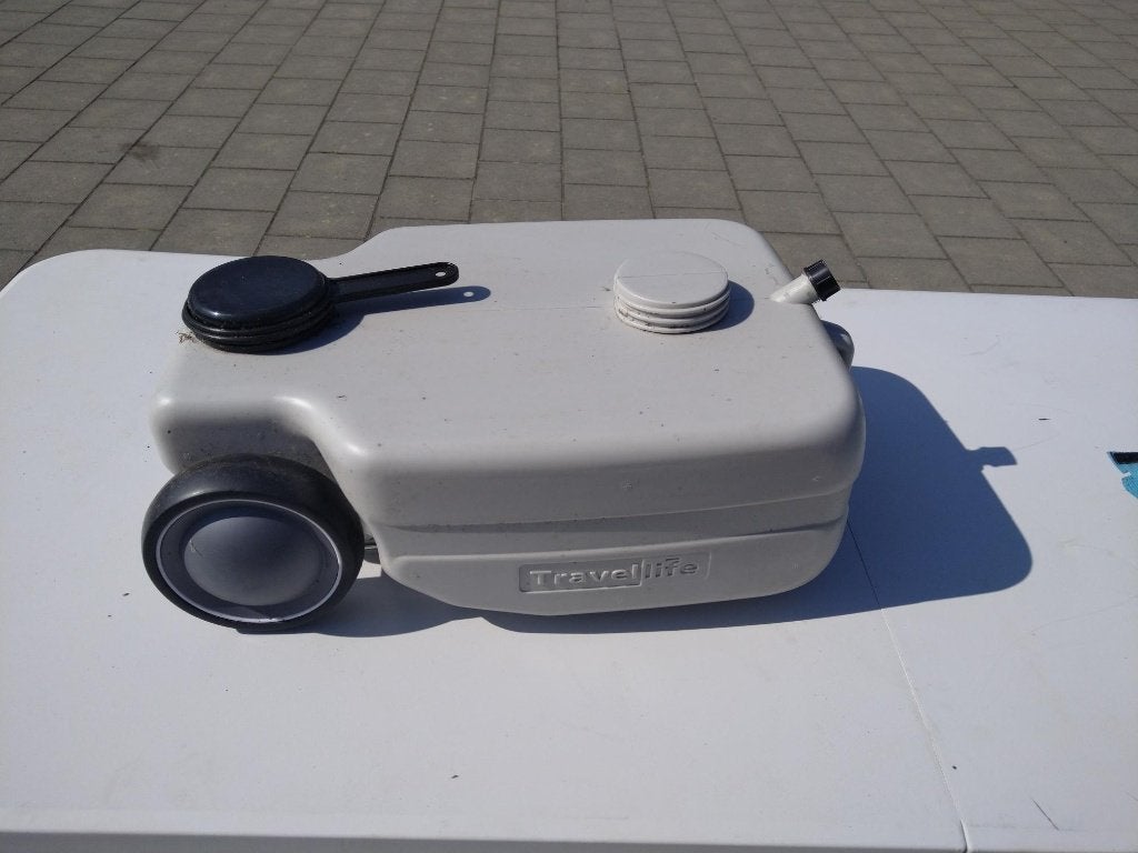 opvang tankje caravan, Caravans en Kamperen, Caravan accessoires, Ophalen, Zo goed als nieuw