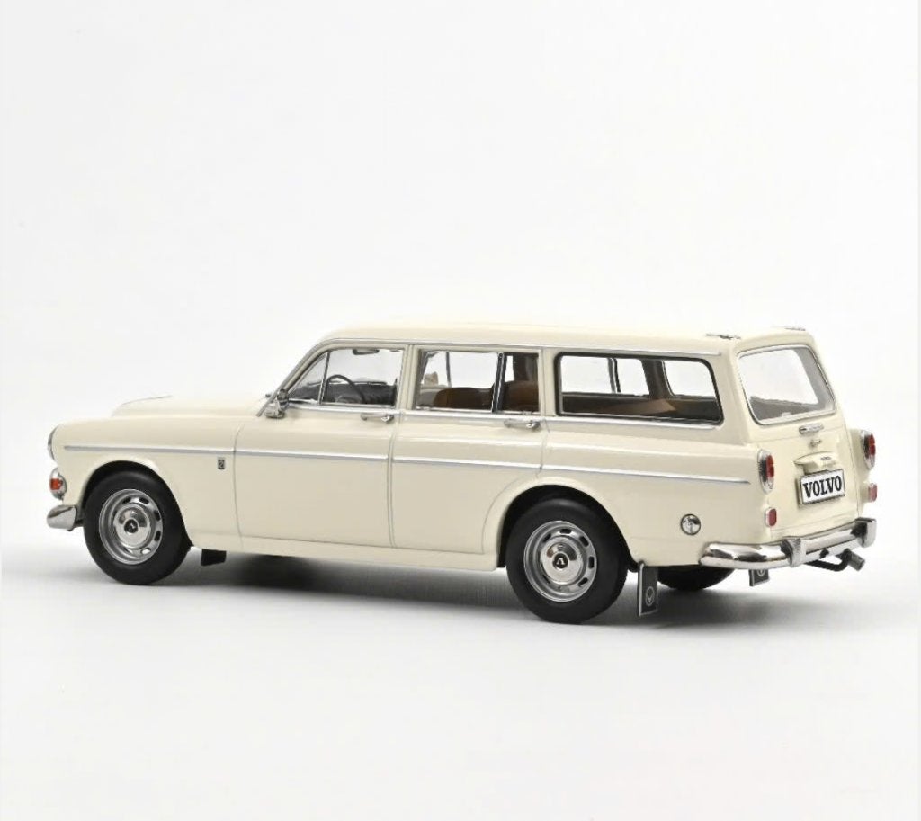 Volvo Amazon Break 1968 Parel Wit schaal 1/18 NOREV 188751, Hobby en Vrije tijd, Ophalen of Verzenden, Nieuw, Auto, Norev
