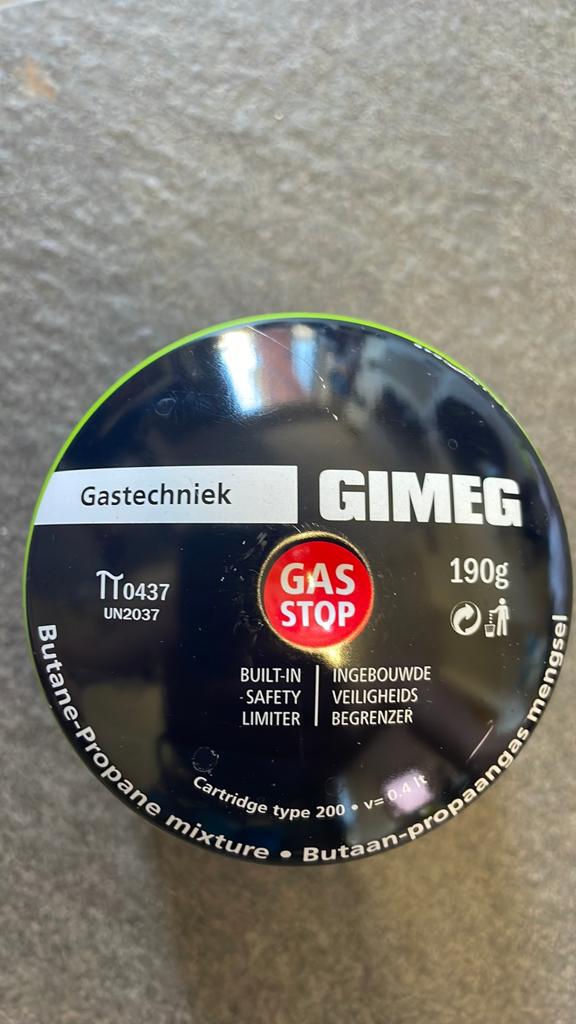 31 stuks Gimeg prik cartouche 190gram, Ophalen