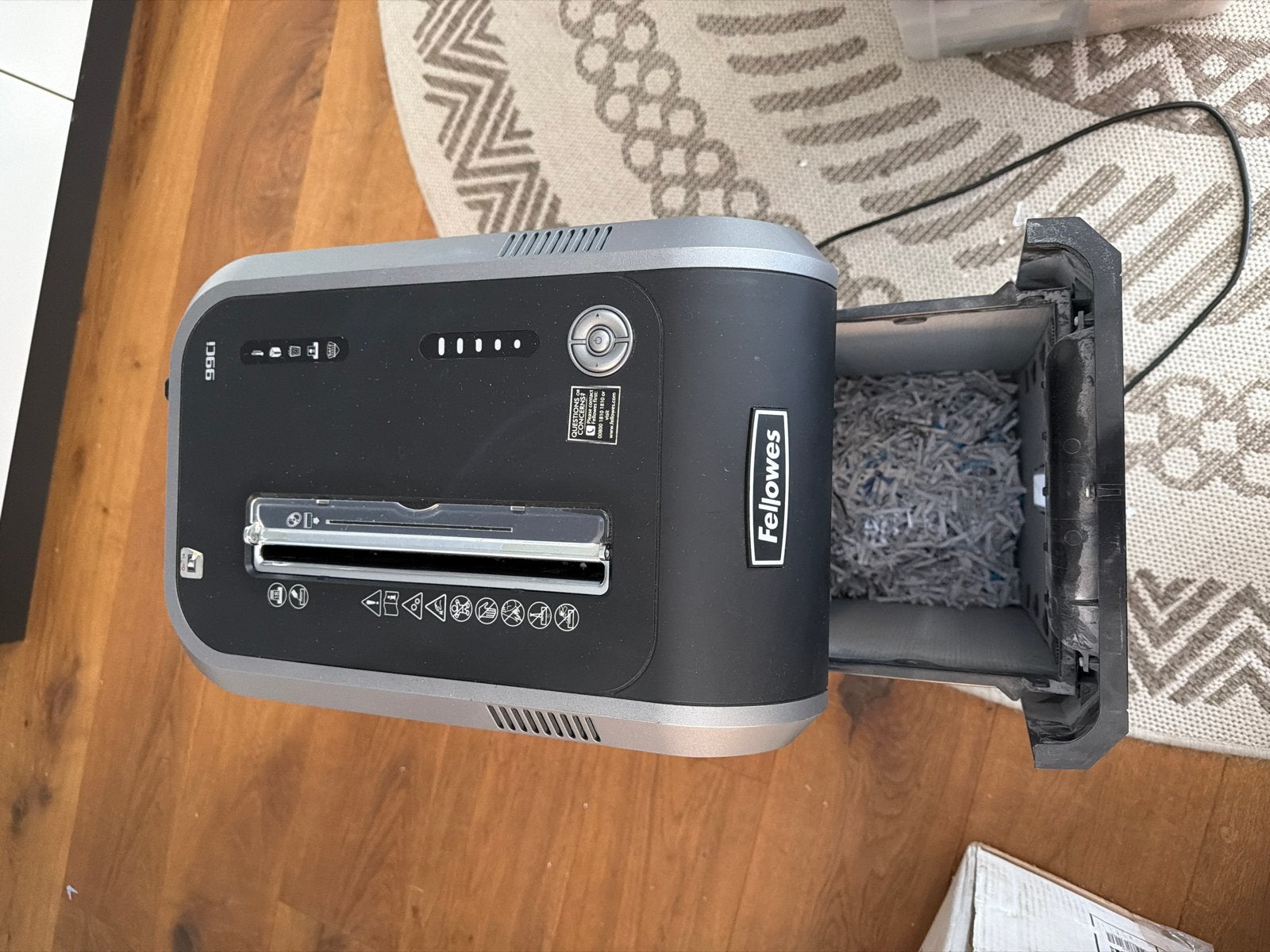 Fellowes 99Ci papiervernietiger, Ophalen of Verzenden, Gebruikt