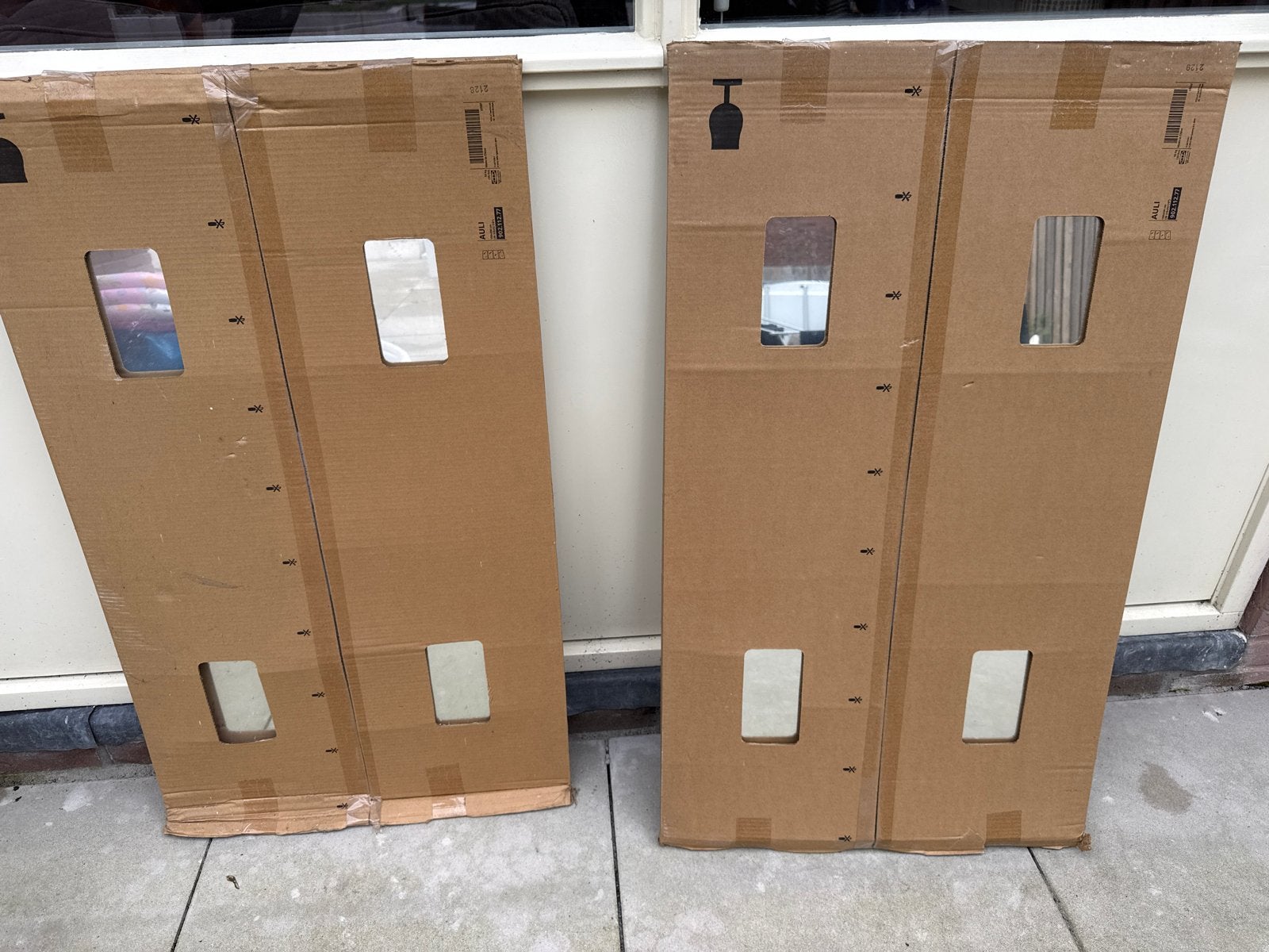 IKEA AULI Spiegels (2 stuks) - Nieuw in verpakking, Minder dan 50 cm, 100 tot 150 cm, Nieuw, Ophalen of Verzenden