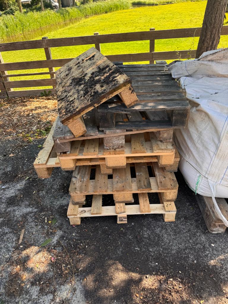 Diverse pallets te koop - Gebruikt maar functioneel, Ophalen