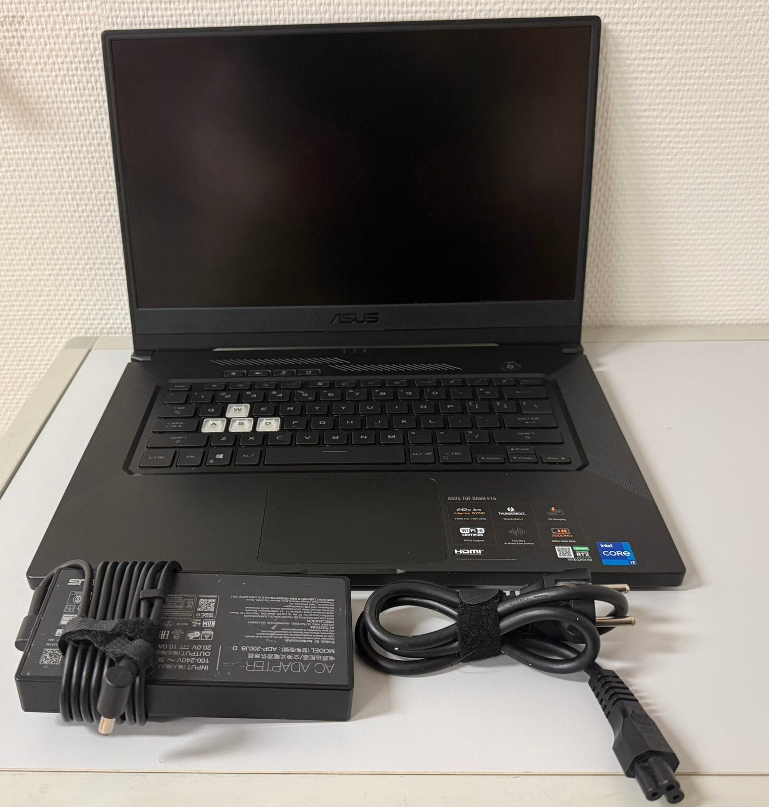 ASUS TUF Dash F15 | i7-11370H | RTX 3070 8GB | 16GB | 240hz, Computers en Software, Windows Laptops, Gebruikt, Met videokaart