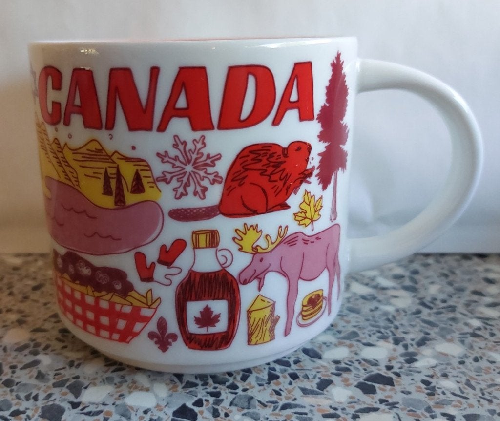 Starbucks beker mok Been There Series Collection Canada 2018, Ophalen of Verzenden, Zo goed als nieuw, Overige stijlen, Kop(pen) en/of Schotel(s)