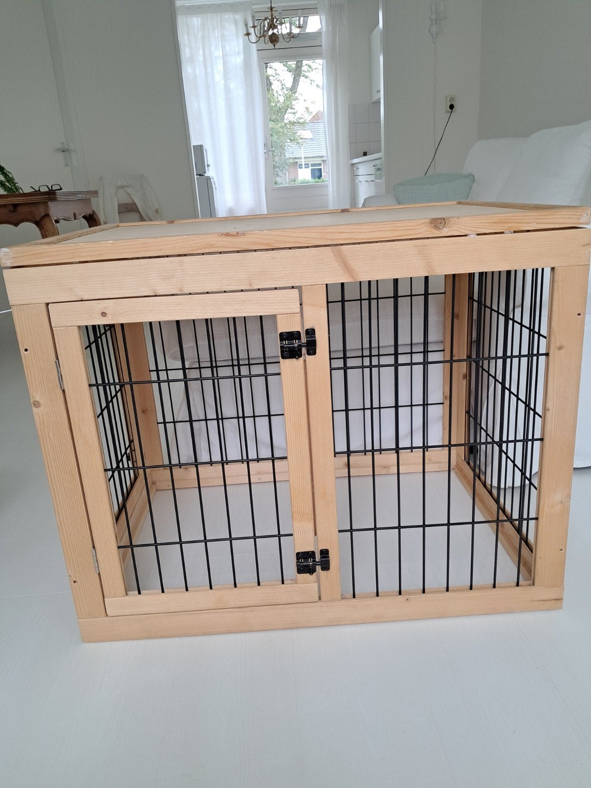 Hondenbench / hok dog palace, Dieren en Toebehoren, Ophalen, Zo goed als nieuw