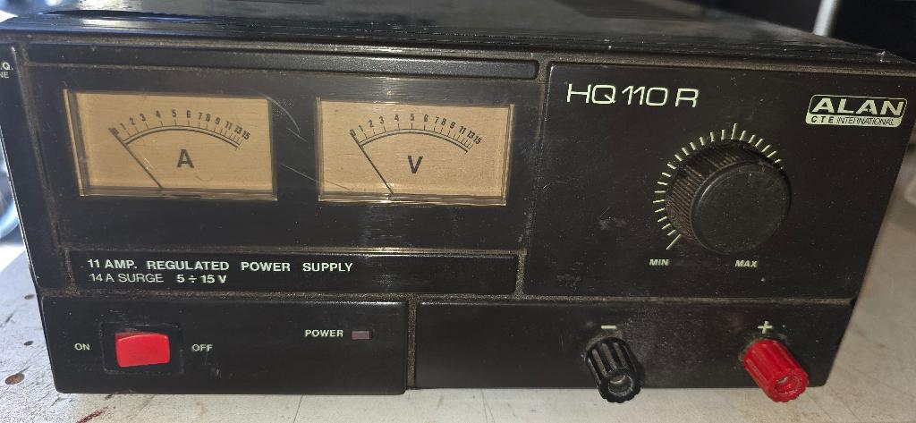 alan hq110r zware voeding frontje is los gescheurd, Ophalen, Gebruikt
