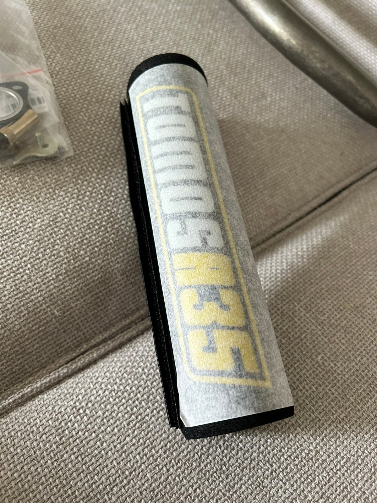 Tomos stuurroll geel, Ophalen, Nieuw