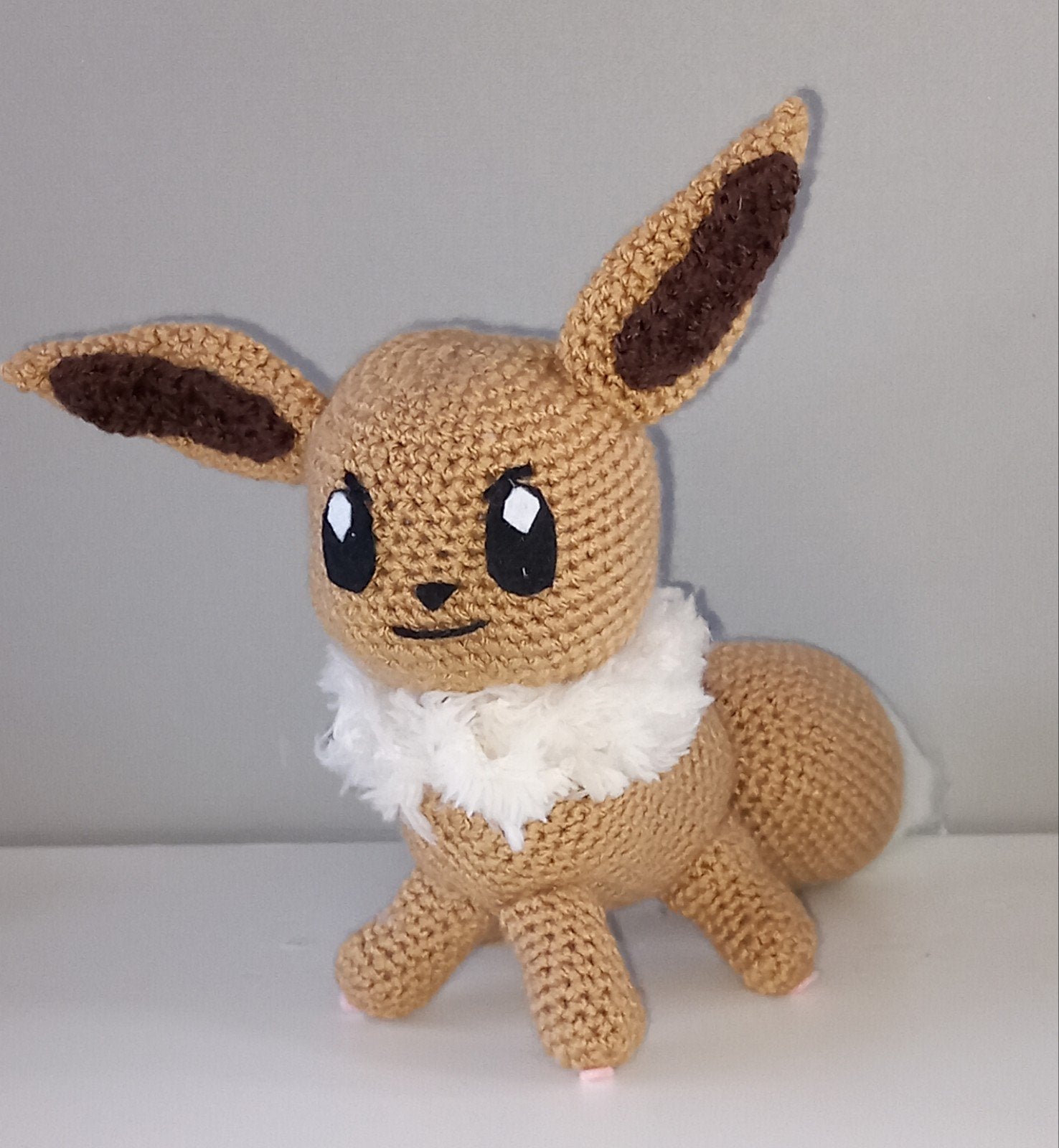 Gehaakte Eevee knuffel - Pokémon, Overige merken, Handgemaakt, Overige typen, Ophalen of Verzenden