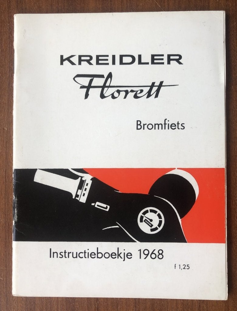 KREIDLER Florett Bromfiets Instructieboekje 1968, Verzenden, Gebruikt