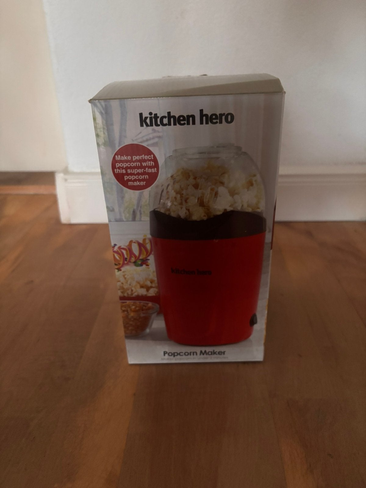 Popcorn maker NIEUW, Overige typen, Ophalen of Verzenden, Nieuw, Rood