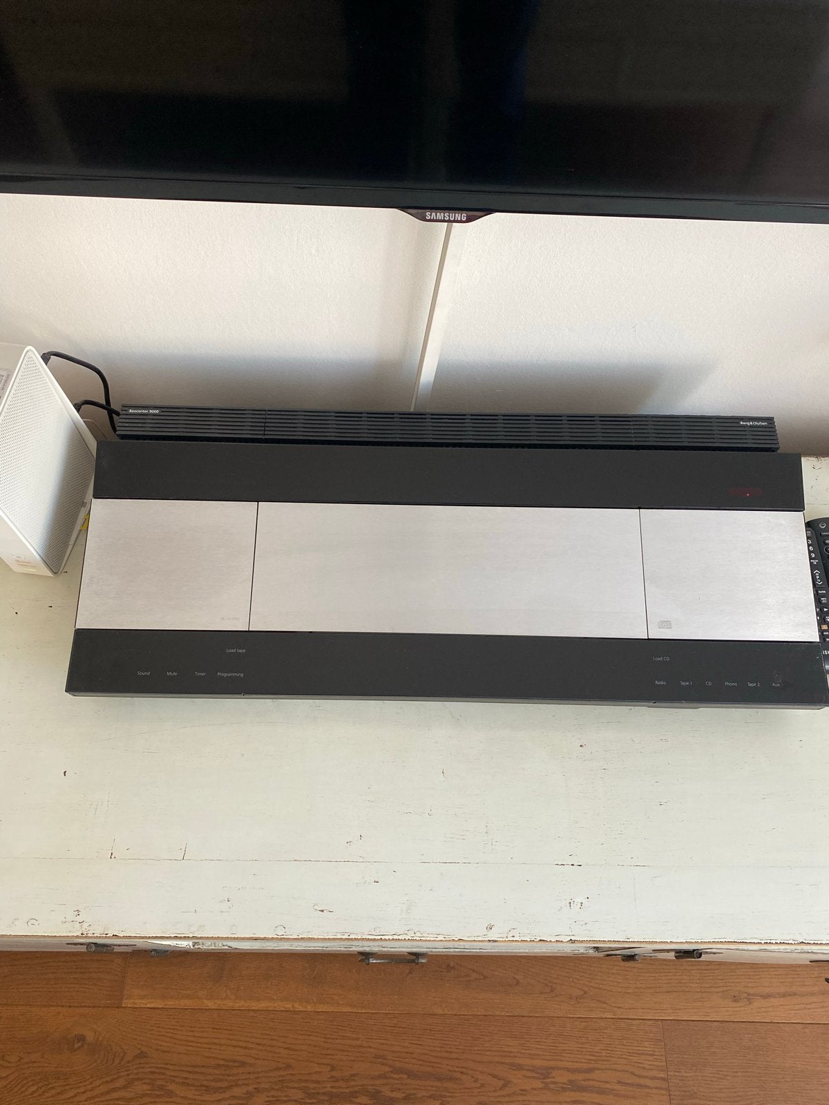 Bang & Olufsen Beocenter 9000 met 2 hoge speaker zuilen, Gebruikt, Cassettedeck, Bang & Olufsen, Losse componenten