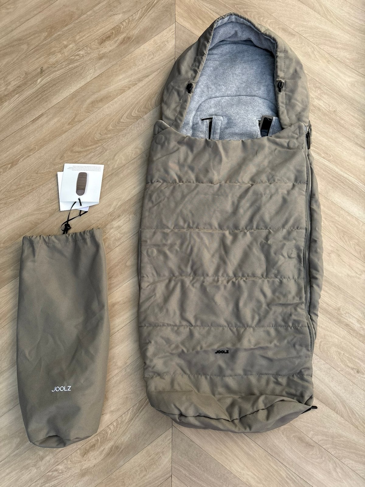 Joolz Sage Green voetenzak trappelzak warmtezak footmuff, Groen, 93 cm, Zo goed als nieuw, Ademend