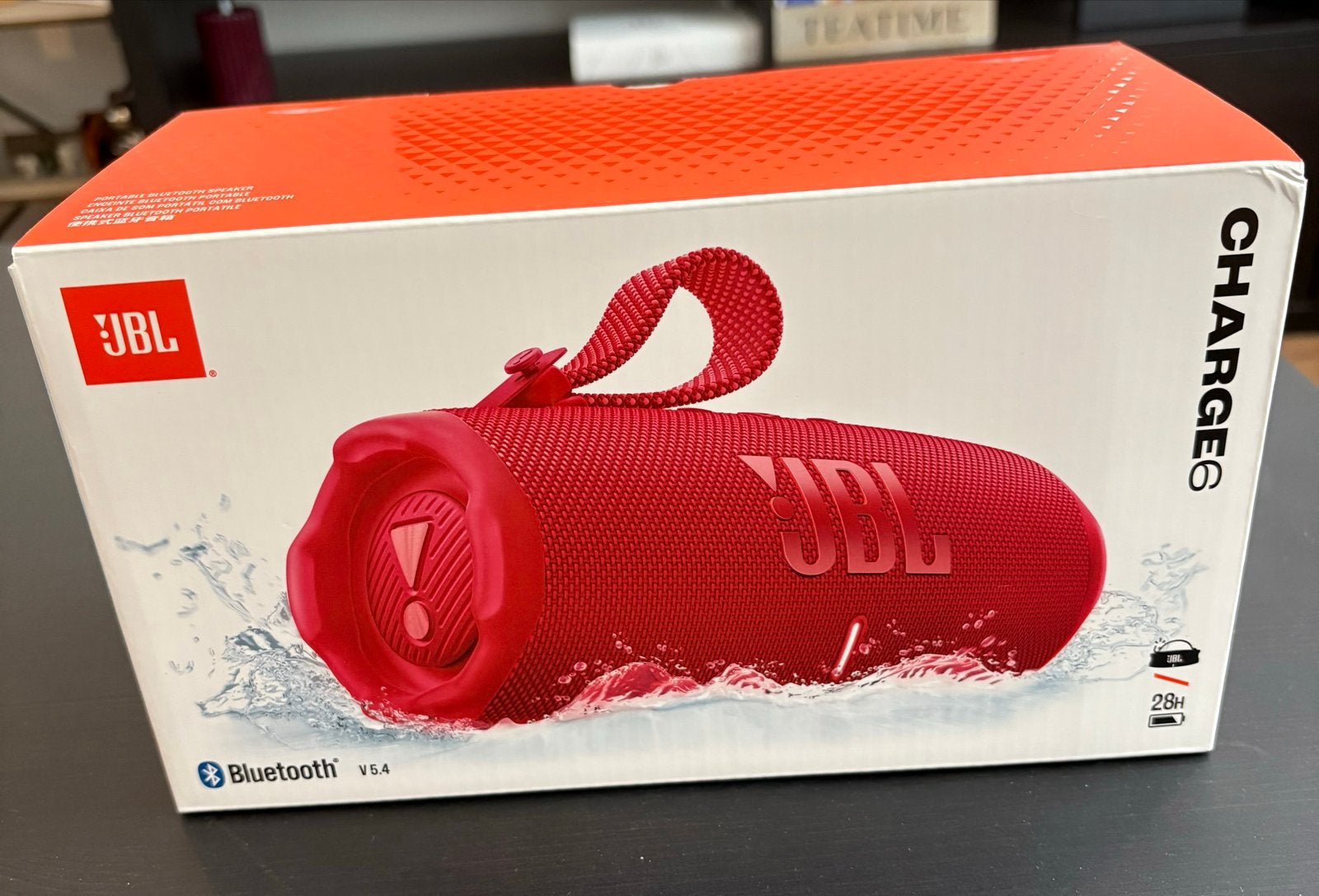 JBL Charge 6 - Kleur Rood, Audio, Tv en Foto, Ophalen, JBL, Nieuw, Draagbare speaker